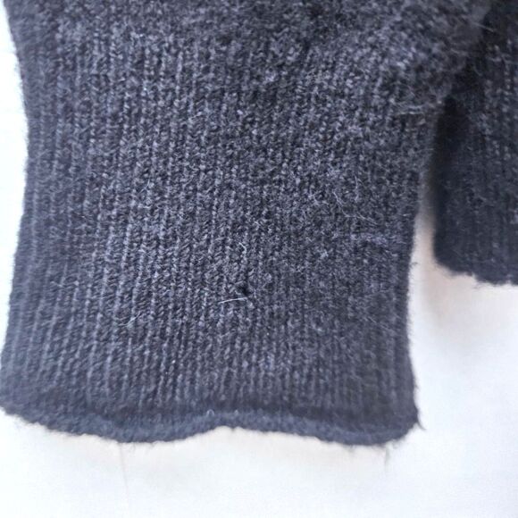 J. Crew Women’s Black Roll Neck Wool/Alpaca Sweater • Soft Heritage Knit •Size M - Picture 5 of 6